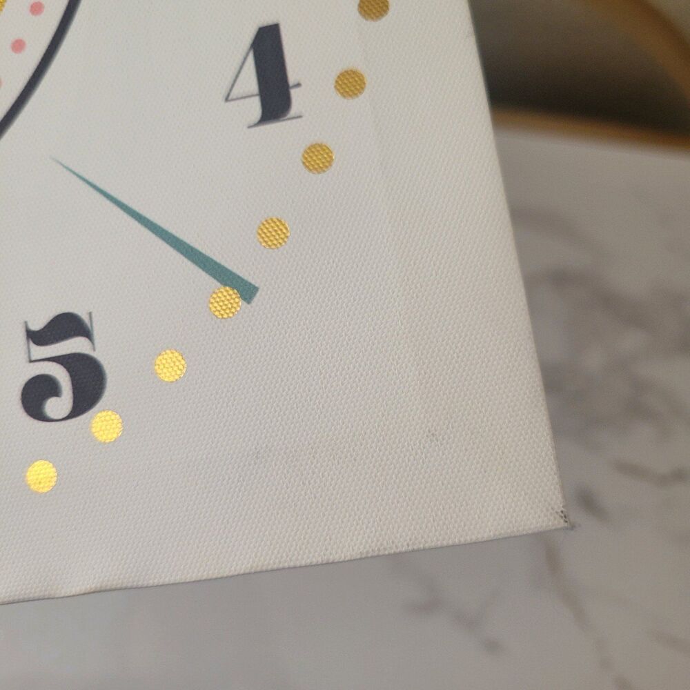 Pastel Canvas Clock - Picture 6 of 8